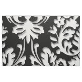 Zwart-wit Damask-patroon Stof (Fat Quarter)