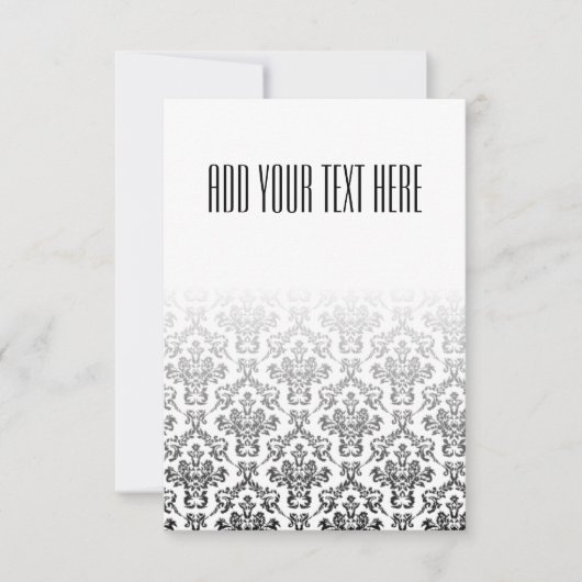 Zwart-wit DamasPatroon (Voorkant)