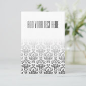 Zwart-wit DamasPatroon (Staand voorkant)