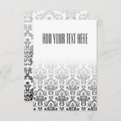 Zwart-wit DamasPatroon (Voorkant / Achterkant)