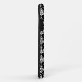 Zwart-wit  Damaspatroon 1 Case-Mate iPhone Case (Achterkant/rechts)