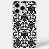 Zwart-wit DamasPatroon Case-Mate iPhone Case (Achterkant)