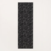 Zwart-wit Damaspatroon Yogamat (Achterkant)