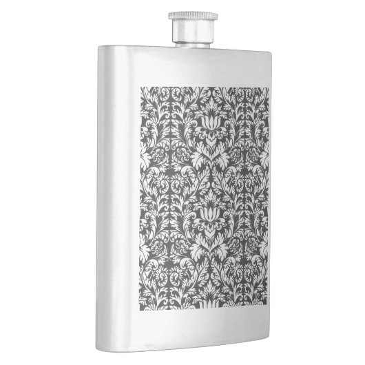 Zwart wit damast kant brokaat flacon (Rechts)