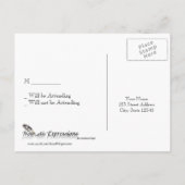 Zwart-wit damast met rood accent RSVP Uitnodiging Briefkaart (Achterkant)