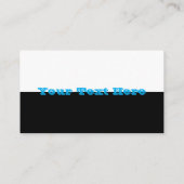 Zwart-wit dambord geruit vlag ontwerp visitekaartje (Achterkant)