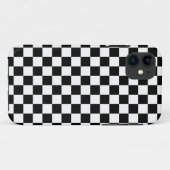 Zwart-wit dambordpatroon Case-Mate iPhone case (Achterkant (horizontaal))