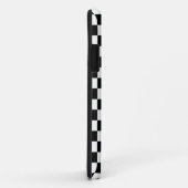 Zwart-wit dambordpatroon Case-Mate iPhone case (Achterkant/rechts)