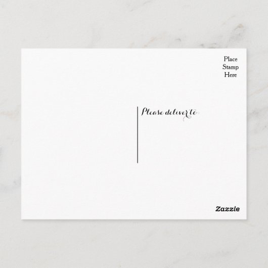 Zwart-wit dank u - huwelijksfeest briefkaart (Achterkant)