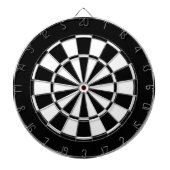 zwart-wit dartbord (Voorkant)