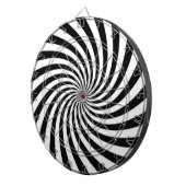 Zwart-wit Dartbord (Voorkant Rechts)