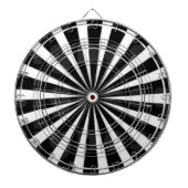 Zwart-wit Dartbord (Voorkant)
