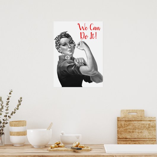 Zwart wit dat we kunnen doen Propaganda uit de Twe Poster (Keuken)