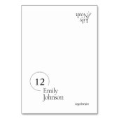 Zwart & Wit de Kaarten van de Huwelijksplaats met (Voorkant)