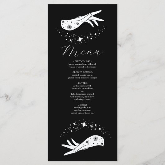 Zwart Wit De Liefhebbers Tarot Kaart Bruiloft (Voorkant)