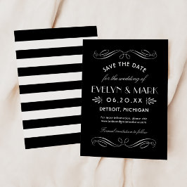  zwart-wit deco-huwelijk save the date