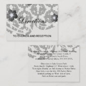 zwart-wit demaspatroon informatiekaartje (Voorkant / Achterkant)