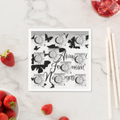 ZWART & WIT DESIGNpapieren servet (Insitu)