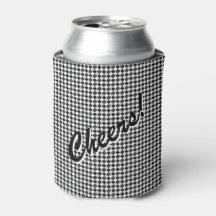 Zwart Wit Diamant Geruit Cheers