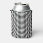 Zwart Wit Diamant Geruit Cheers Blikjeskoeler (Blikje Achterkant)