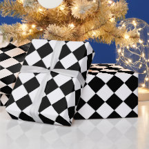 Zwart & Wit Diamant Patroon Checkerboard Squares