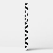 Zwart-wit diamantpatroon Case-Mate iPhone case (Achterkant / Links)