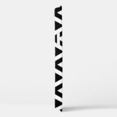 Zwart-wit diamantpatroon Case-Mate iPhone case (Achterkant / Rechts)