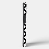 Zwart-wit diamantpatroon Hoesje-Mate iPhone c Case-Mate iPhone Case (Achterkant / Rechts)