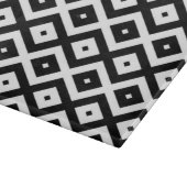 Zwart-wit diamantpatroon snijplank (Hoek)