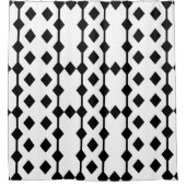 Zwart-wit Diamond met patent in gordijn (Voorkant)