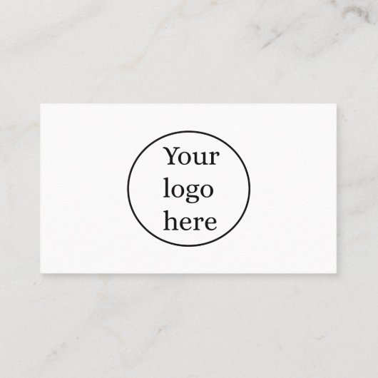 Zwart-wit dierenwinkel visitekaartje (Achterkant)