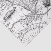 Zwart-wit Digitale Kaart Reeks Ontwerp 11 Tissuepapier (Detail)