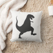 Zwart-wit Dinosaurus Kussen (Deken)