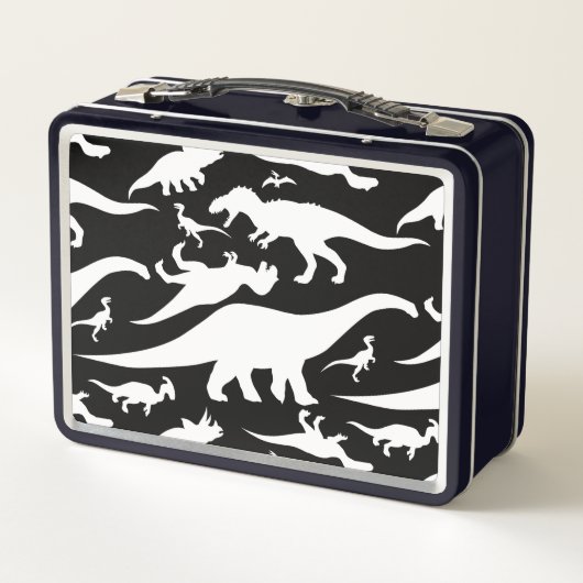 Zwart-wit dinosauruspatroon (Achterkant)