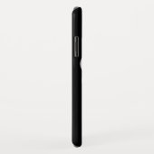 Zwart-wit DJ naam hoofdtelefoon iphone case (Achterkant/rechts)