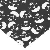 Zwart-wit, donker esthetisch schedel Patroon Korte Tafelloper (Hoek)