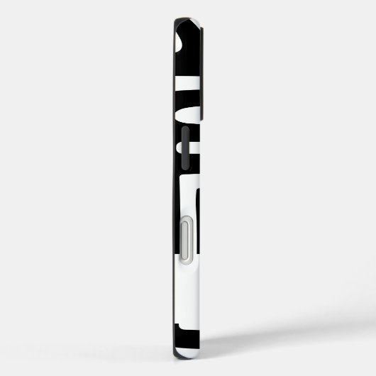 Zwart-wit doodles Case-Mate iPhone case (Achterkant / Rechts)