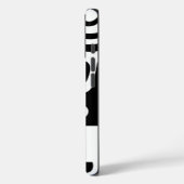 Zwart-wit doodles Case-Mate iPhone case (Achterkant / Links)