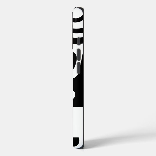 Zwart-wit doodles Case-Mate iPhone case (Achterkant / Links)