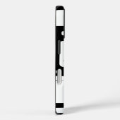 Zwart-wit doodles Case-Mate iPhone case (Achterkant / Rechts)