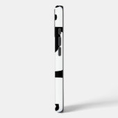 Zwart-wit doodles Case-Mate iPhone case (Achterkant / Links)