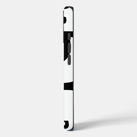 Zwart-wit doodles Case-Mate iPhone case (Achterkant / Links)