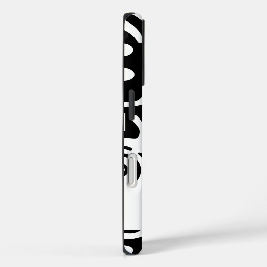 Zwart-wit doodles Case-Mate iPhone case (Achterkant / Rechts)