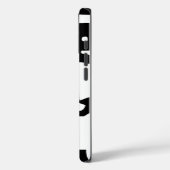 Zwart-wit doodles Case-Mate iPhone case (Achterkant / Links)