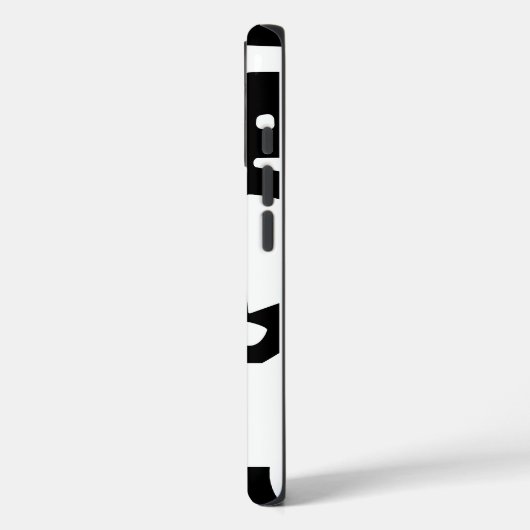 Zwart-wit doodles Case-Mate iPhone case (Achterkant / Links)