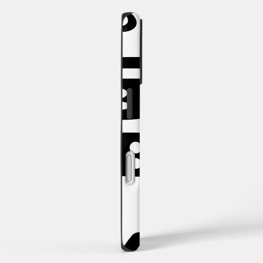 Zwart-wit doodles Case-Mate iPhone case (Achterkant / Rechts)