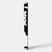 Zwart-wit doodles Case-Mate iPhone case (Achterkant / Links)