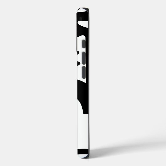 Zwart-wit doodles Case-Mate iPhone case (Achterkant / Links)