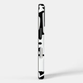 Zwart-wit doodles Case-Mate iPhone case (Achterkant / Rechts)