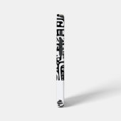 zwart-wit doodles iPhone hoesje (Linkerkant)